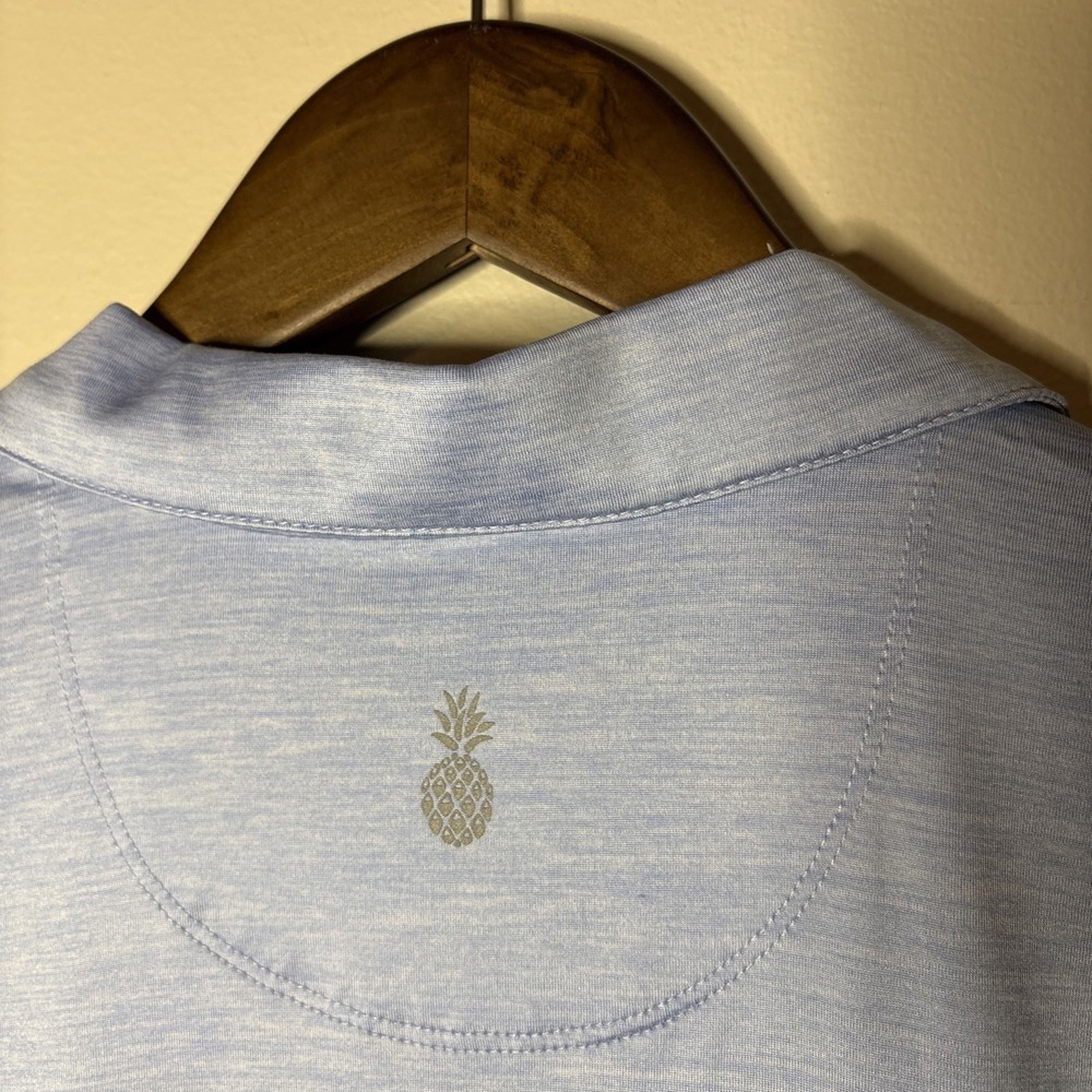 Tommy Bahama Polo Shirt Womens Medium Light Blue Delray Islandzone Performance - Picture 3 of 6